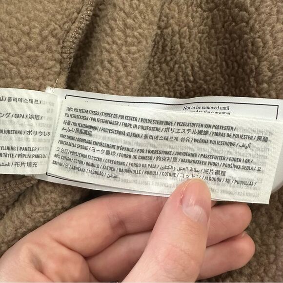 Abercrombie & Fitch Asymmetrical Snap Up Fleece Pullover Size XL - Picture 15 of 16